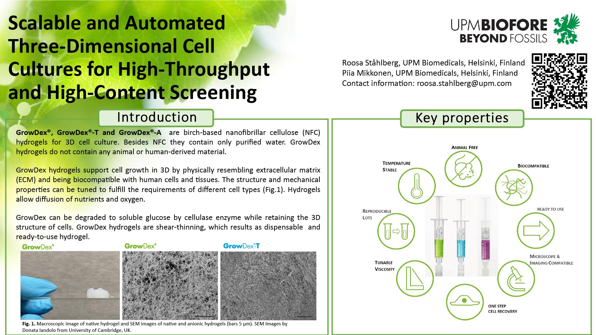 Scalable and Automated 3D Cell Cultures for HTS & HCS | UPM Biomedicals Scalable and Automated 3D Cell Cultures for HTS & HCS | UPM Biomedicals